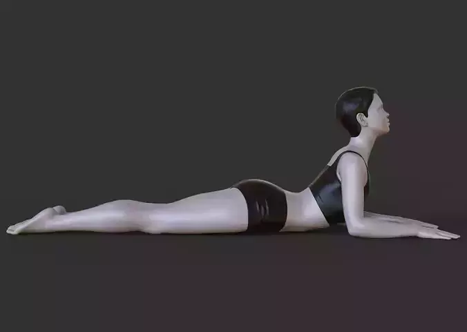 Yoga Pose - Sphinx Pose - Salamba Bhujangasana