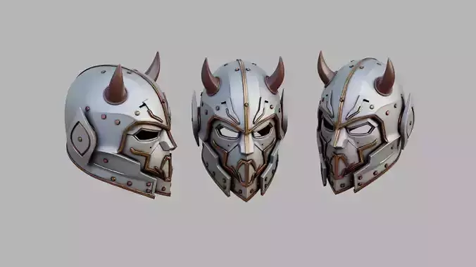 Sci Fi Helmet Low-poly 3D model Sci Fi Helmet Low-poly 3D model