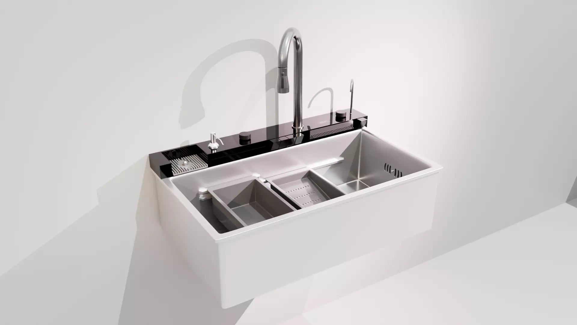 Modern Kitchen Sink 3D model