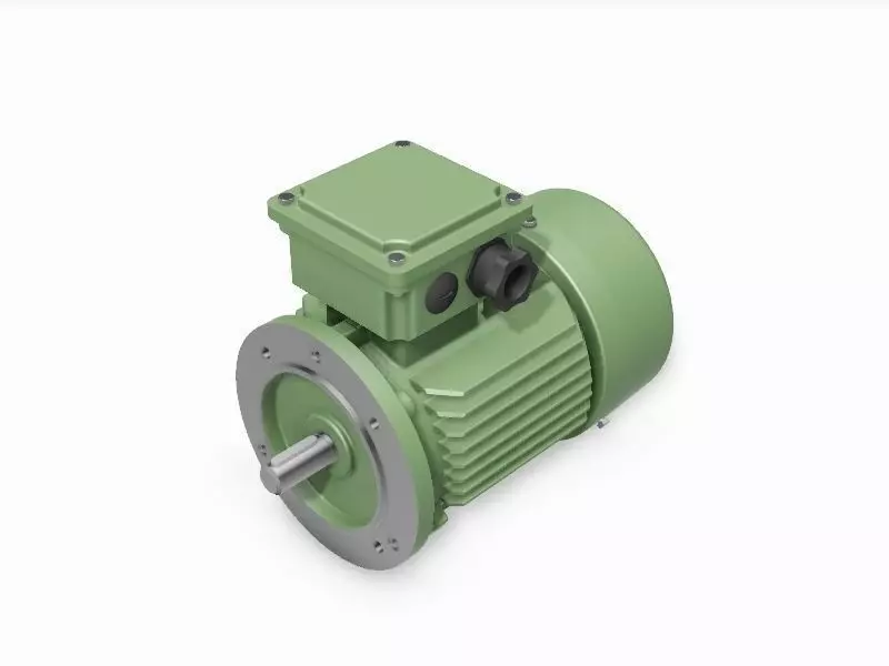 80 B14b IEC electric motor - 3D CAD model 3D model