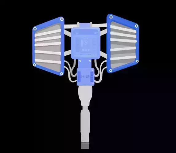 Sci Fi Battle Hammer High Detail 3D Printable Weapon Model