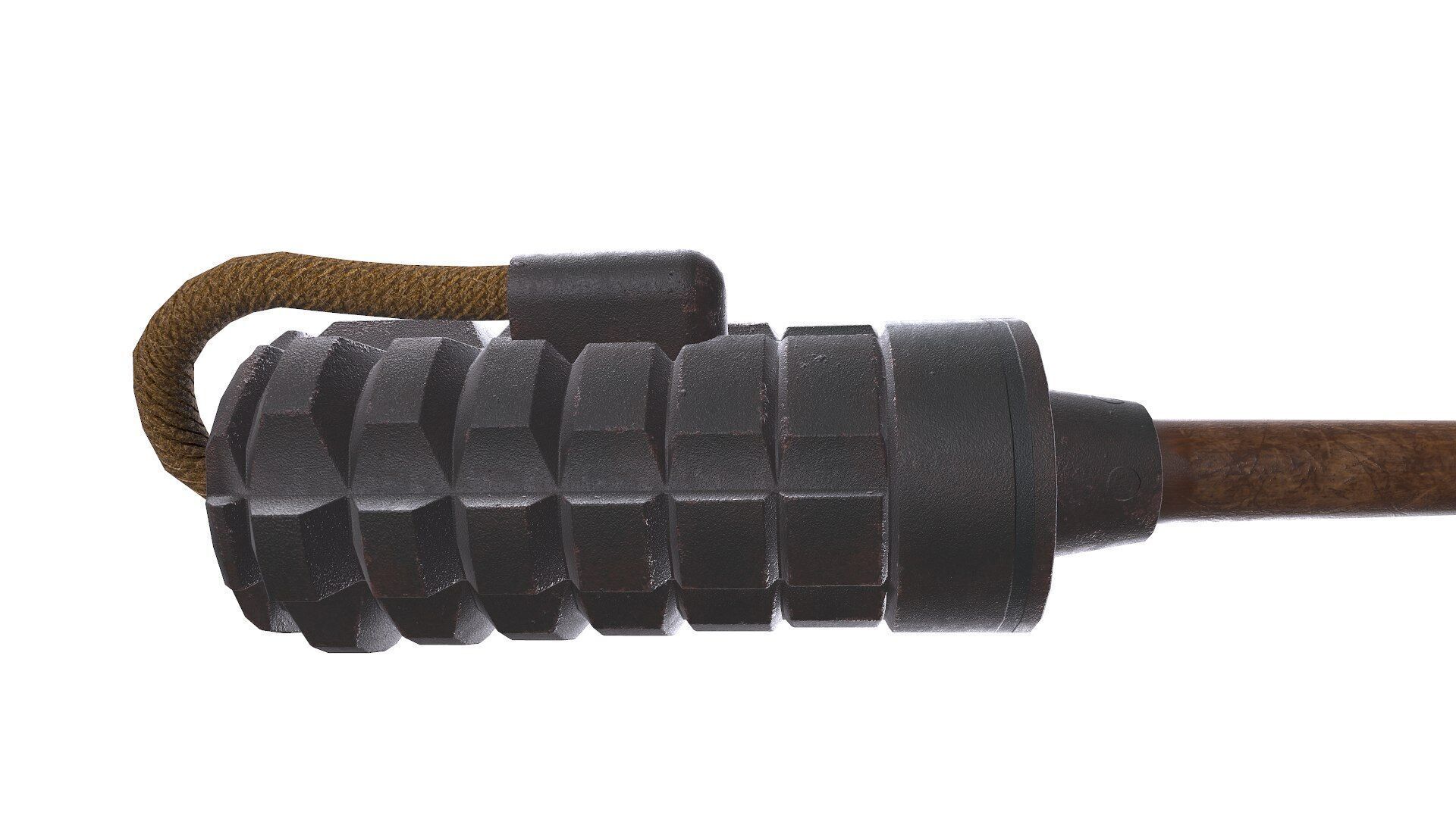 WW1 Baldari Grenade Low-poly PBR Low-poly 3D model_12