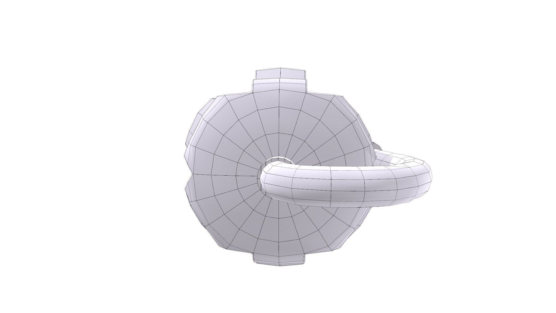 WW1 Baldari Grenade Low-poly PBR Low-poly 3D model_18