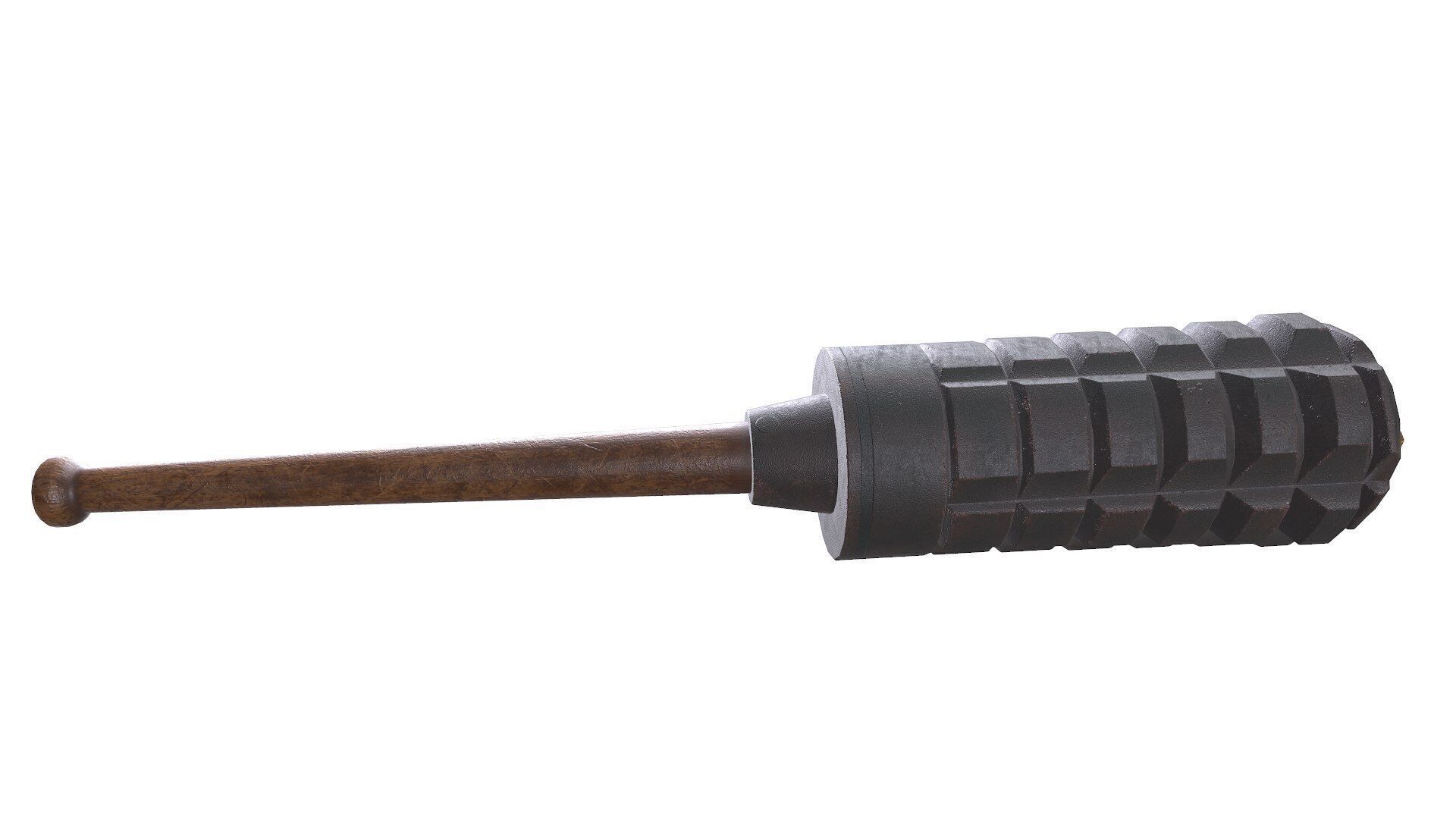 WW1 Baldari Grenade Low-poly PBR Low-poly 3D model_6