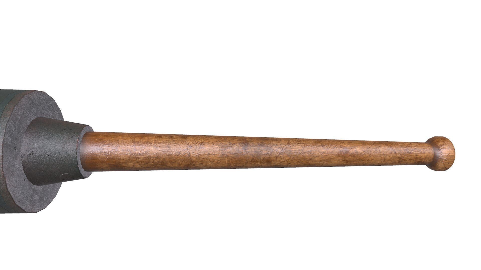 WW1 Baldari Grenade Low-poly PBR Low-poly 3D model_10