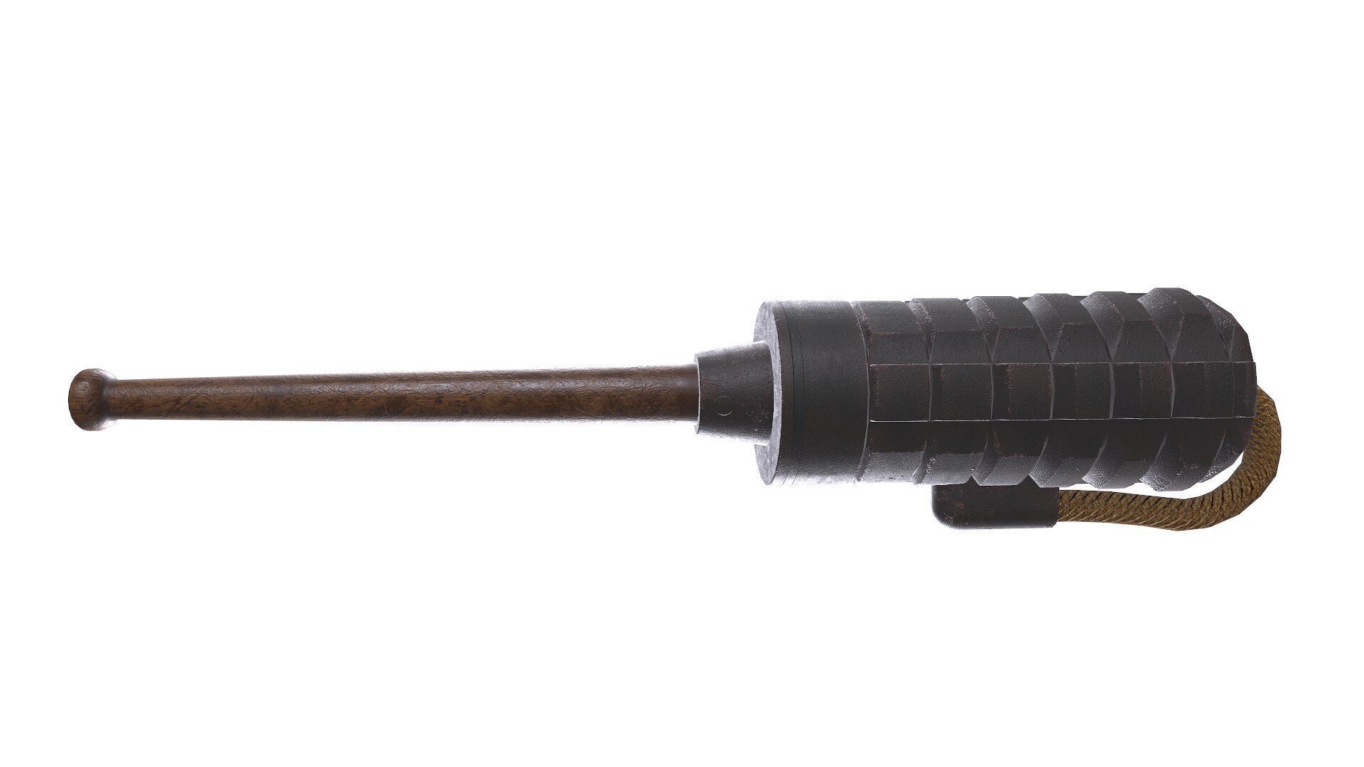 WW1 Baldari Grenade Low-poly PBR Low-poly 3D model_7