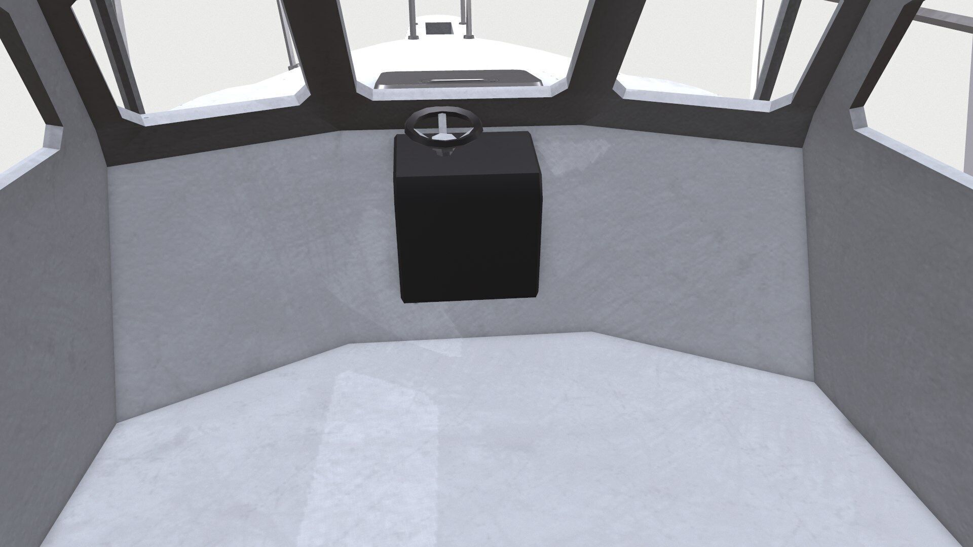 Sports Fishing Boat Low-Poly PBR Low-poly 3D model_20