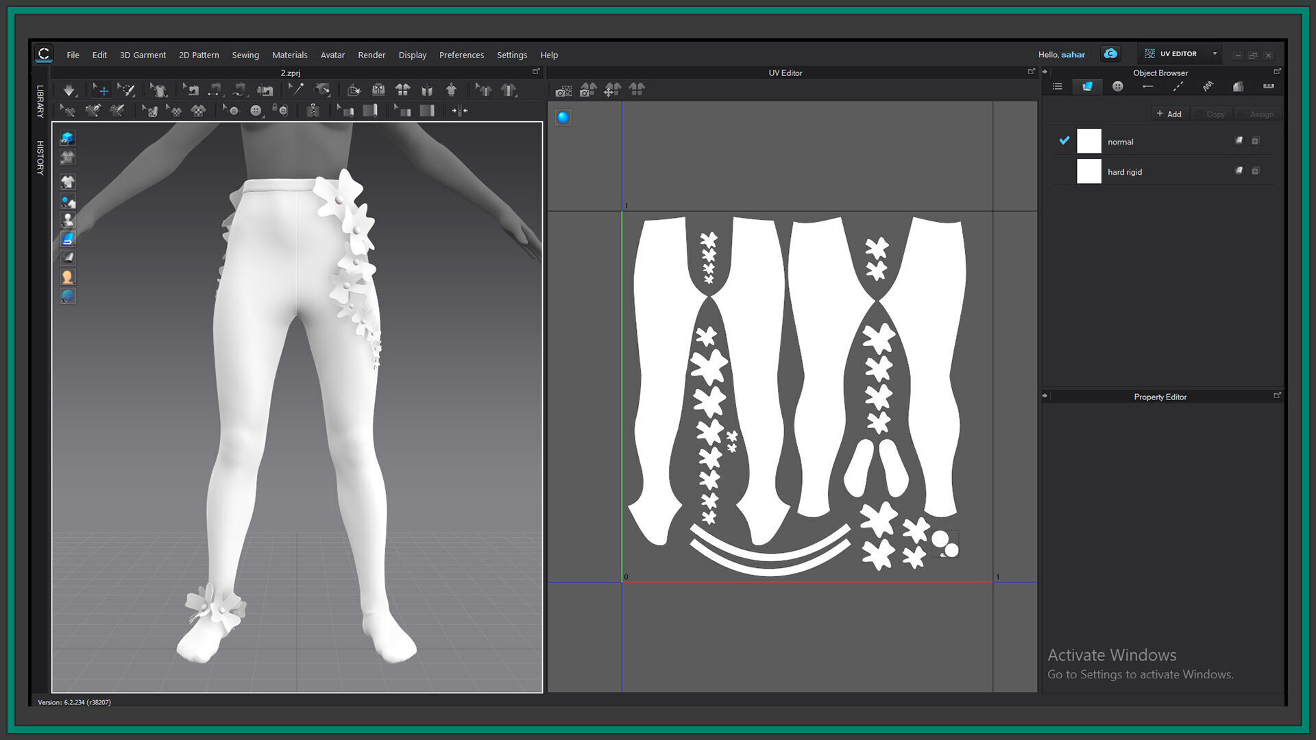 5 female pantyhose 3D model_7