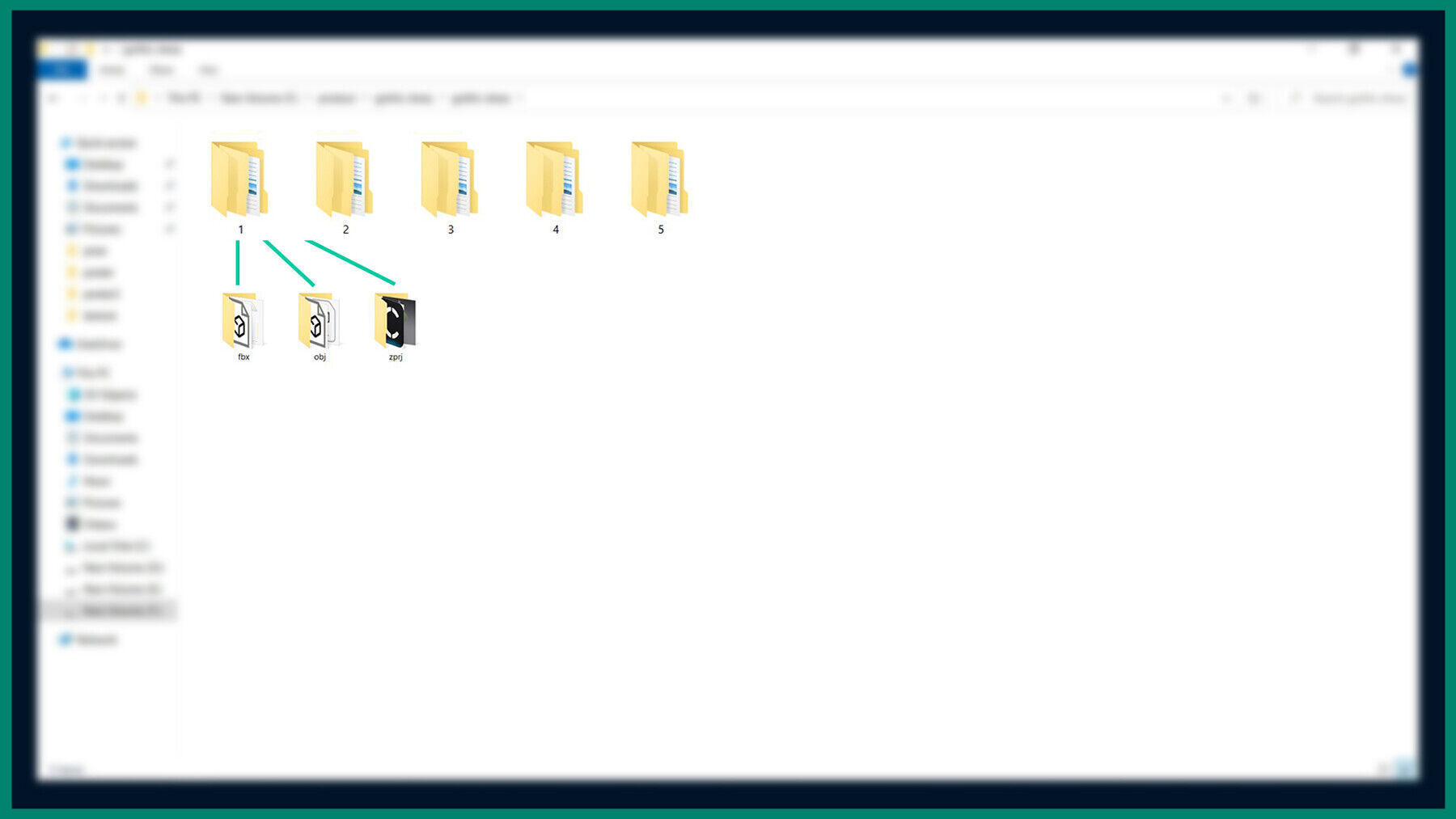 5 female pantyhose 3D model_8