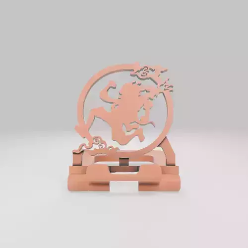 Luffy Gear 5  Nika  3D Printable Phone Stand One Piece Fan Art 3D print model