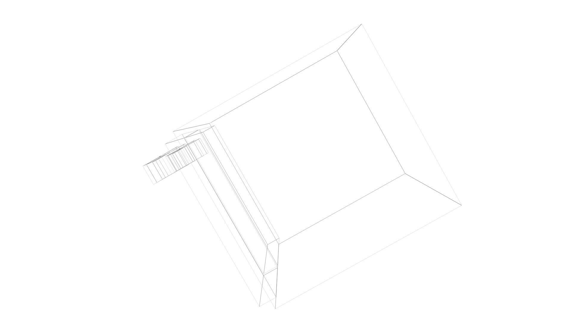 Low Poly Game Ready Refrigerator Low-poly 3D model_14