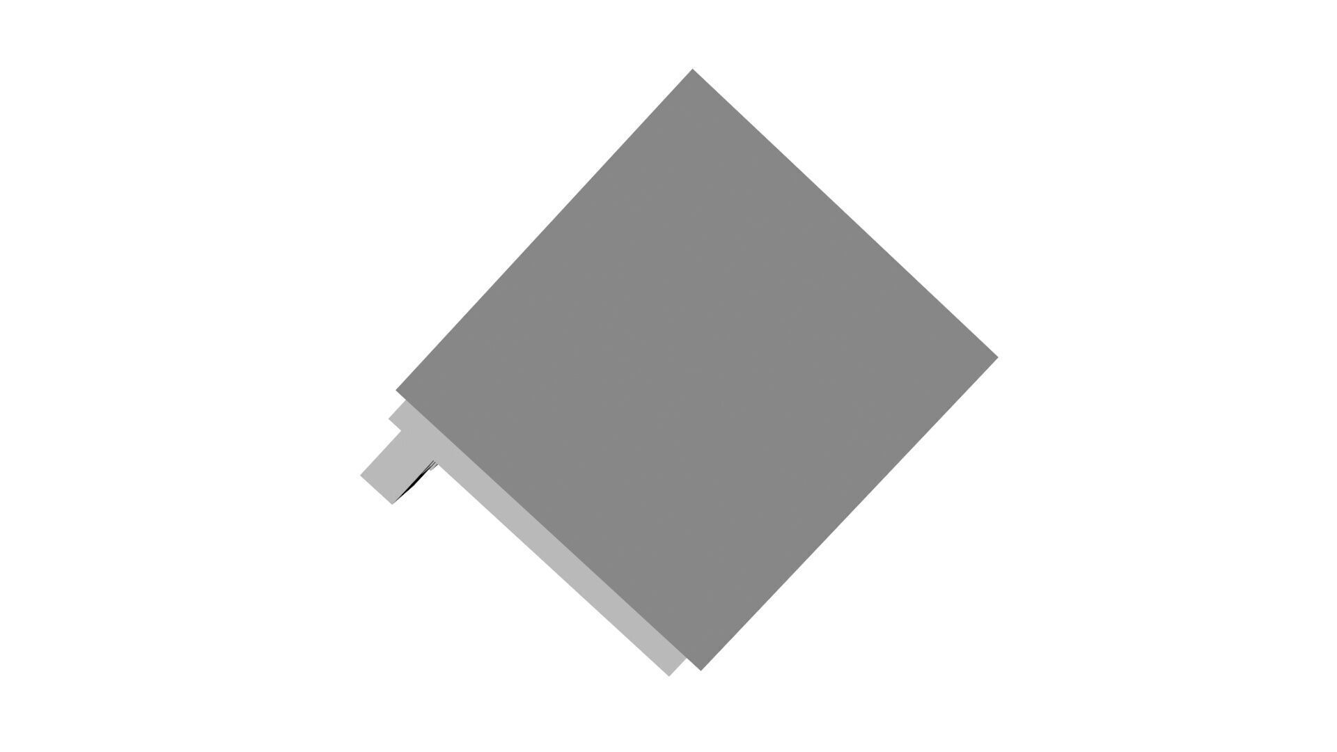 Low Poly Game Ready Refrigerator Low-poly 3D model_1