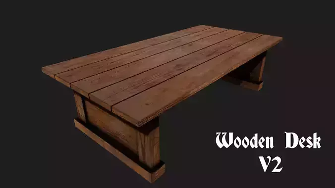 Realistic Wooden Table V2