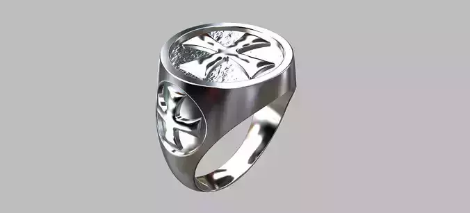 Maltese Cross Ring