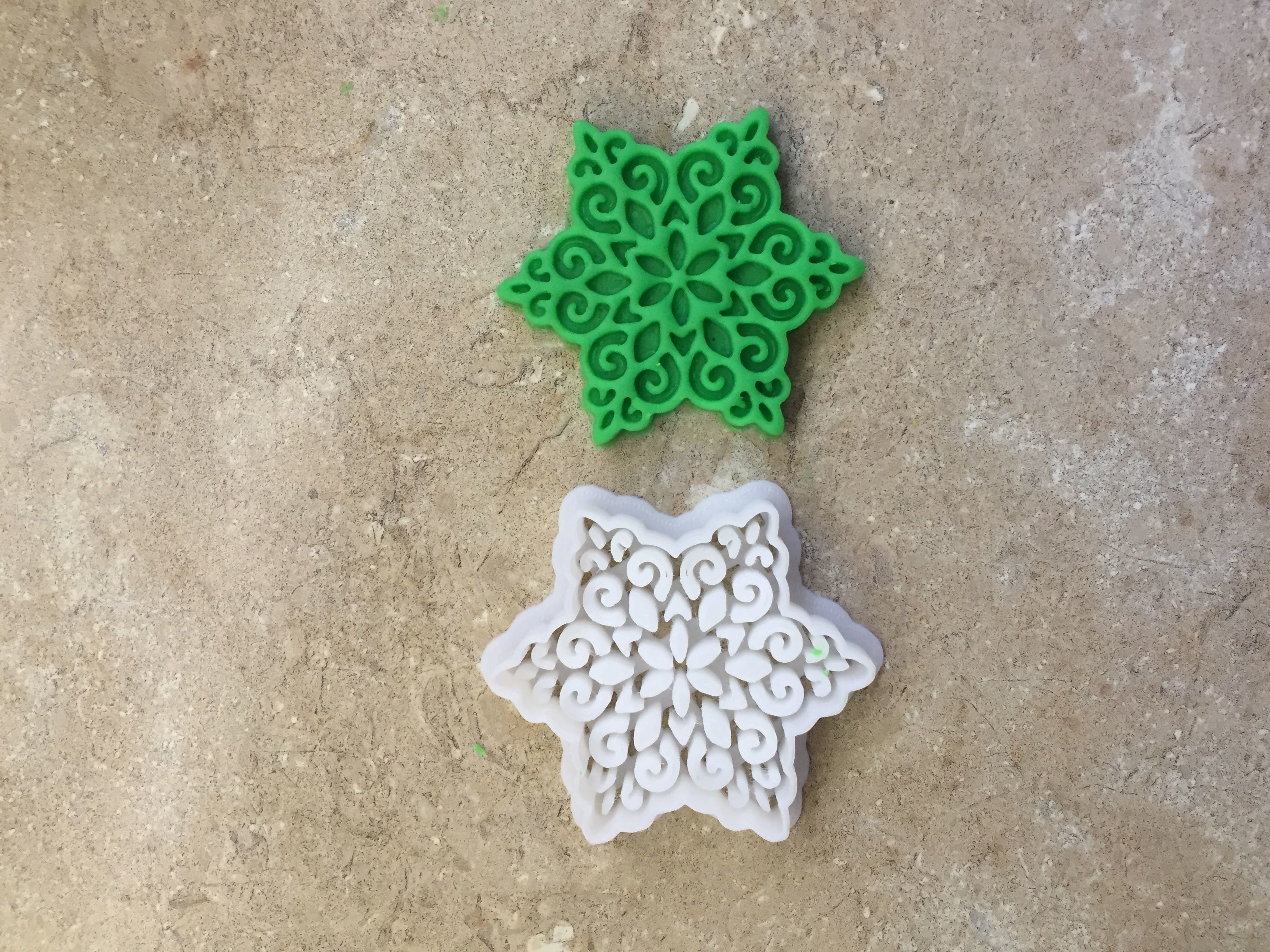 Intricate Snowflake Cookie Cutter 3D print model_1