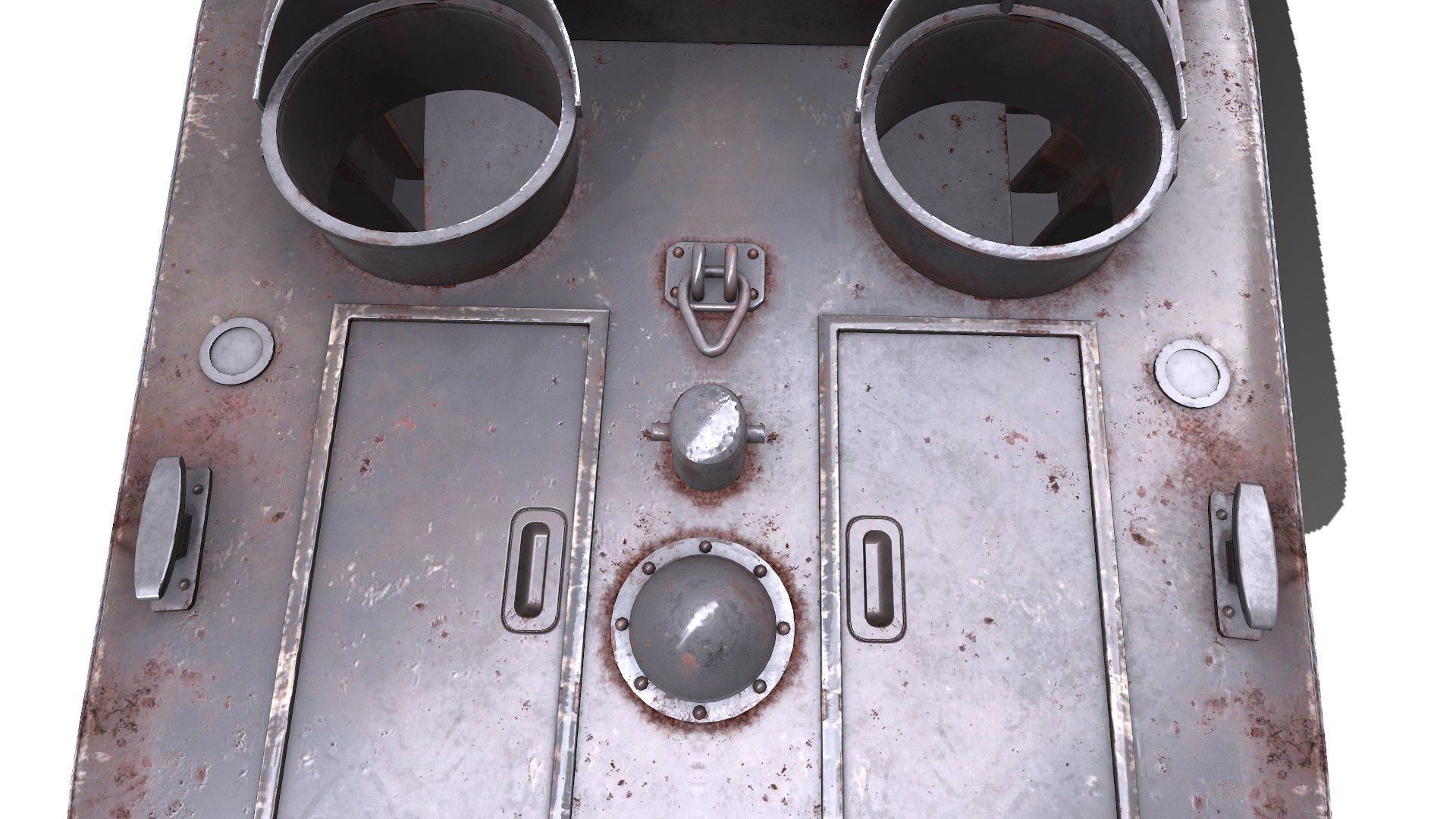 LCVP Higgins Boat Low-poly PBR Low-poly 3D model_23