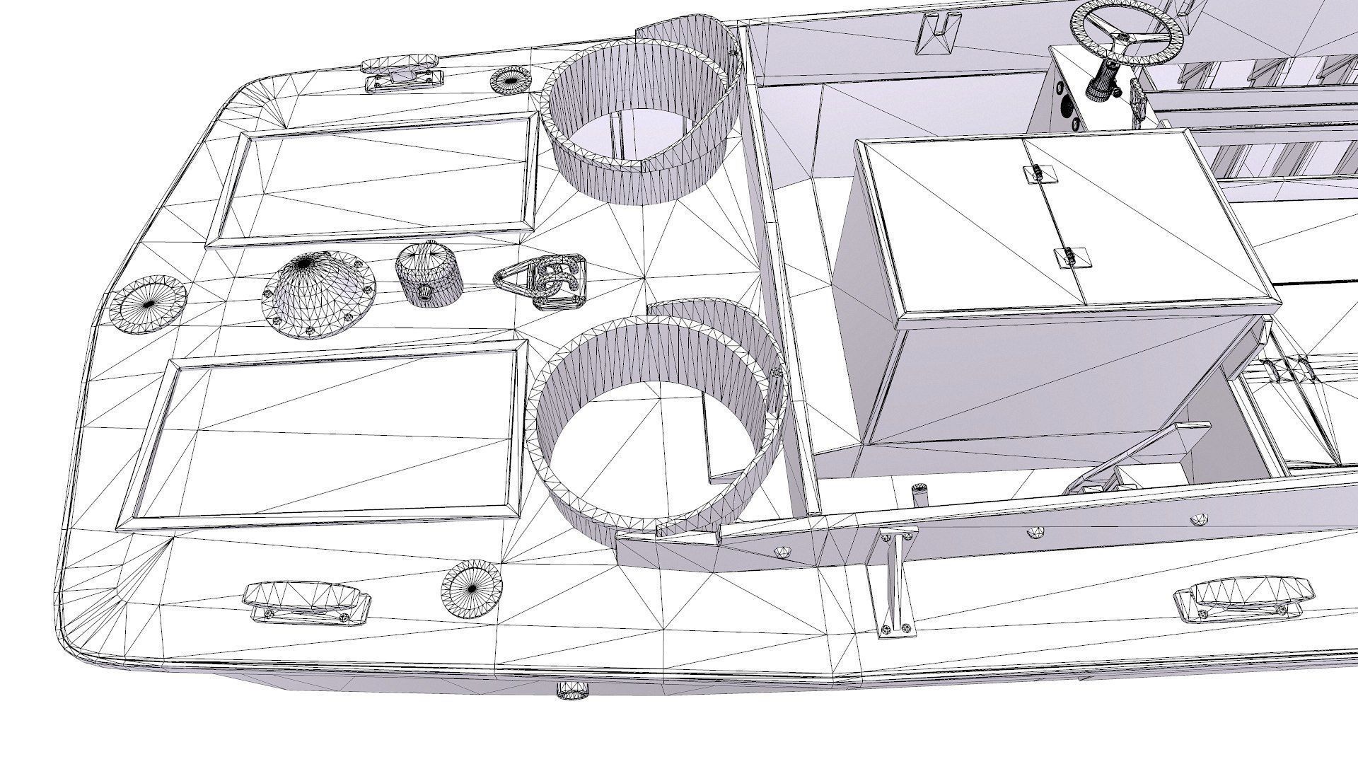 LCVP Higgins Boat Low-poly PBR Low-poly 3D model_29