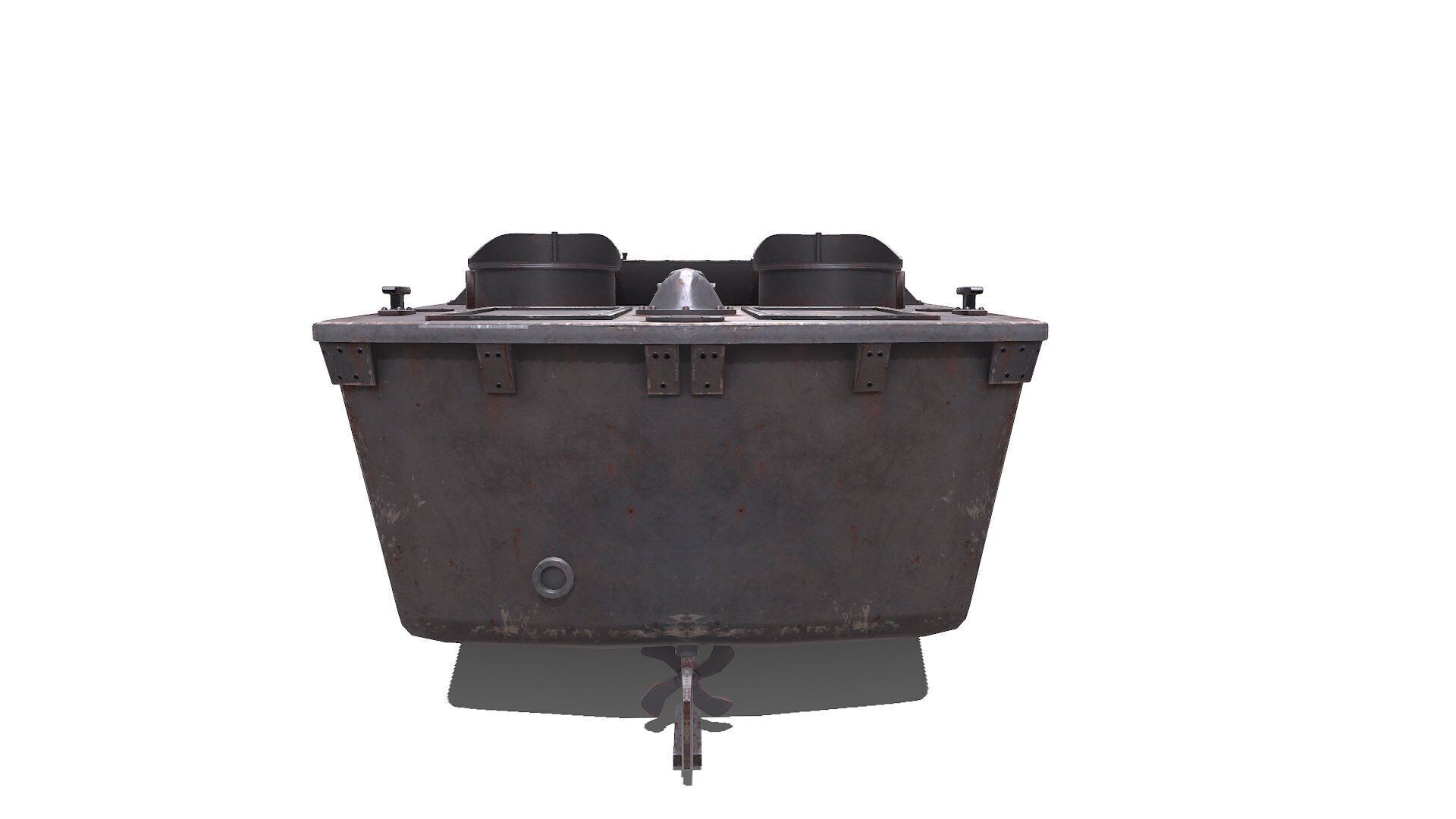 LCVP Higgins Boat Low-poly PBR Low-poly 3D model_16