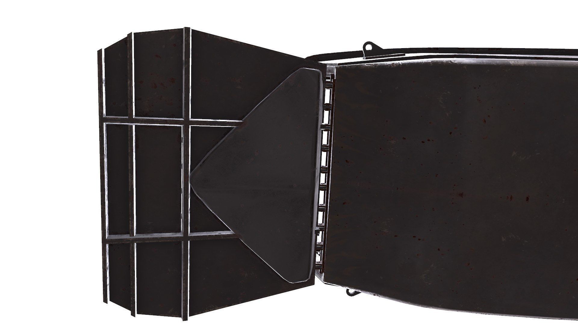 LCVP Higgins Boat Low-poly PBR Low-poly 3D model_26