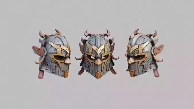 Sci Fi Knight Helmet