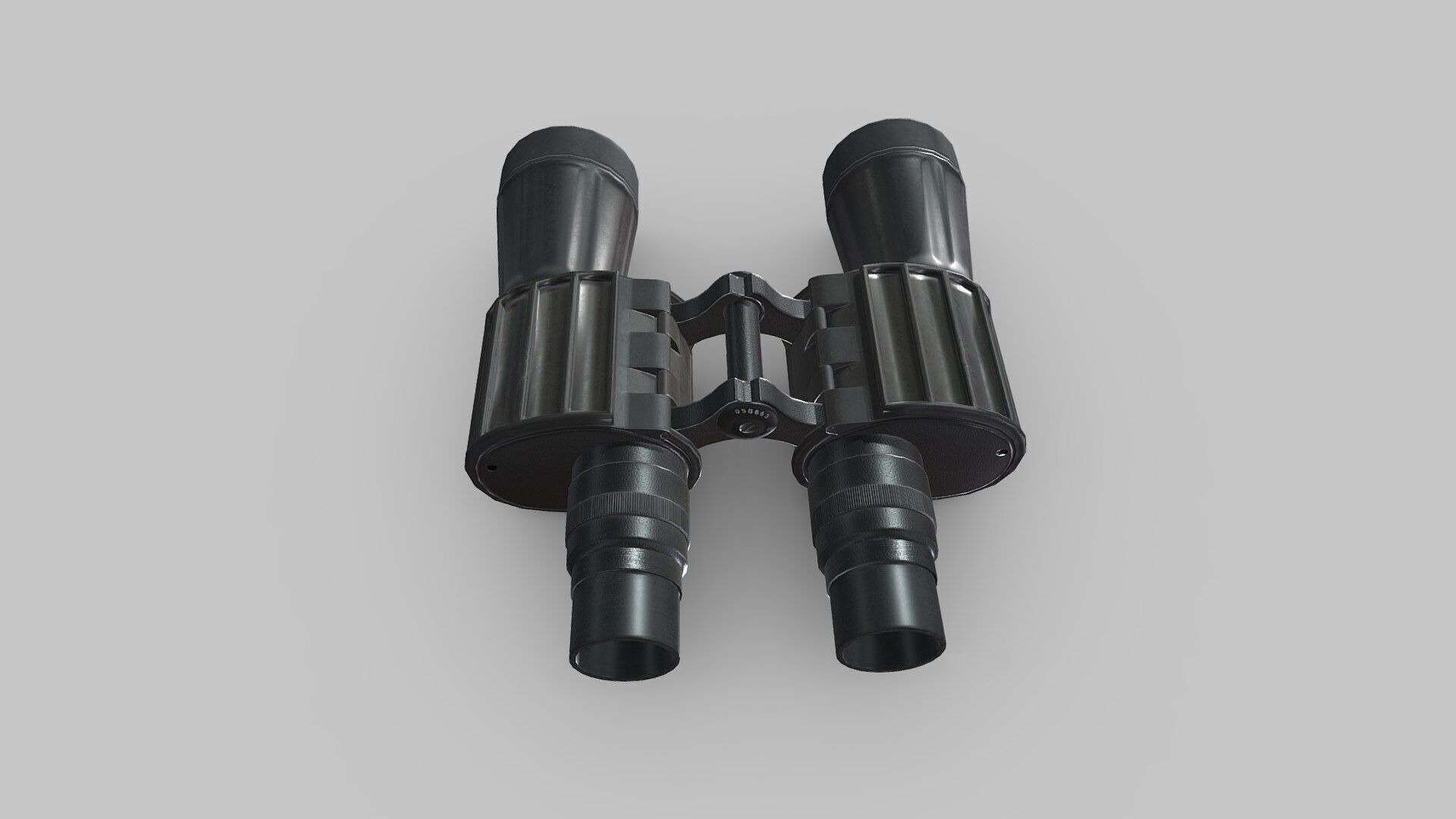 Binoculars Low-poly PBR Free low-poly 3D model_1