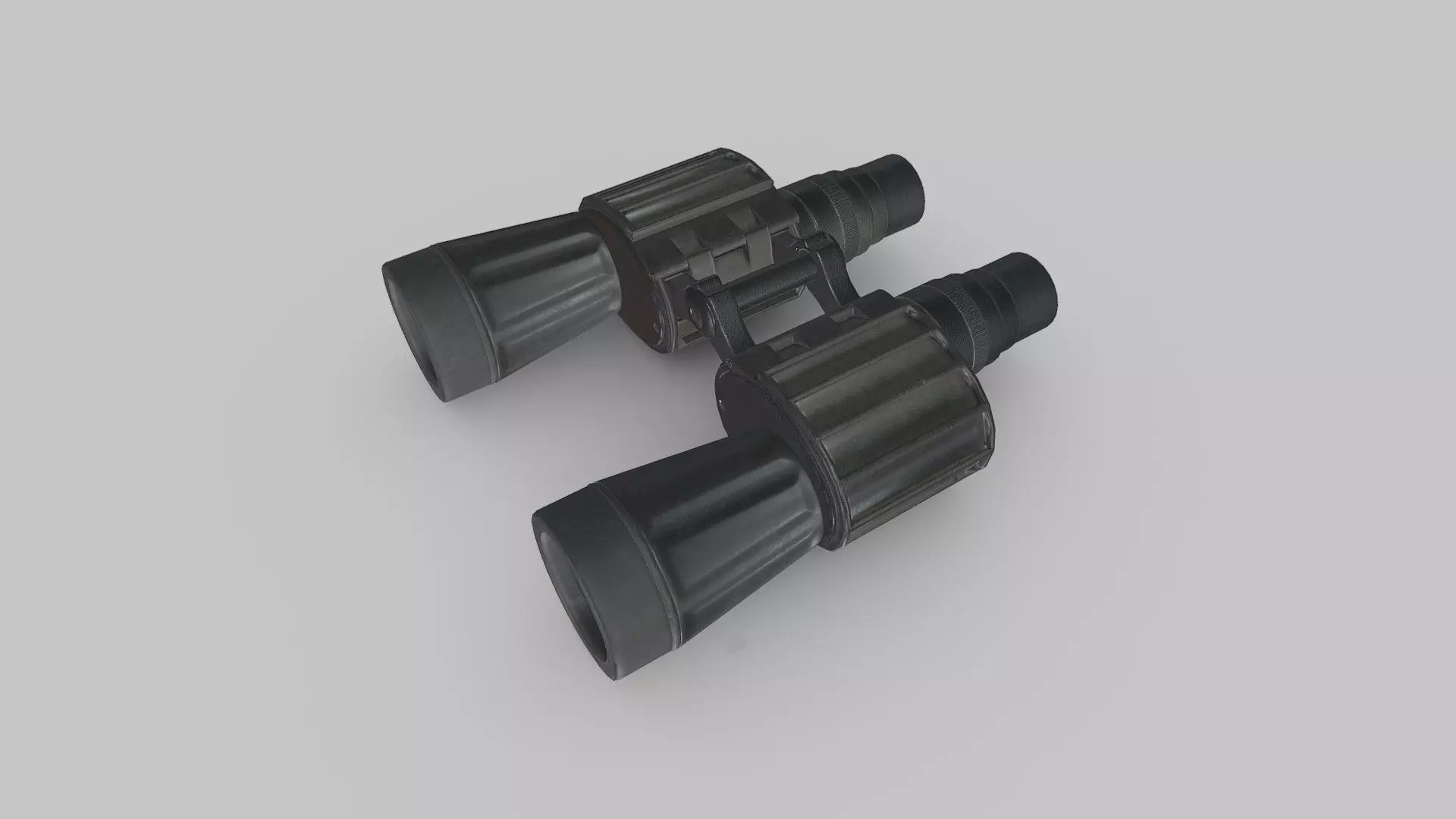 Binoculars Low-poly PBR Free low-poly 3D model_0