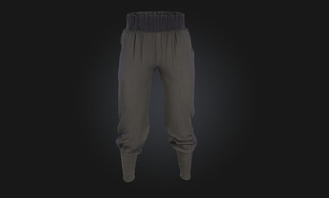 Ninja Trousers Stealth Apparel Model for Martial 3D model