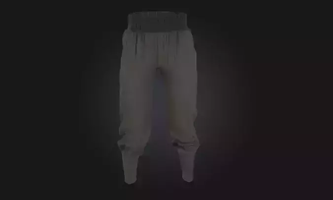 Ninja Trousers Stealth Apparel Model for Martial