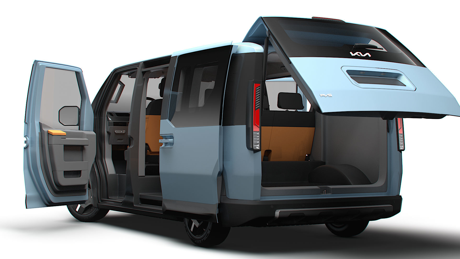 KIA PV5 L2H1 HQInterior 2026 3D model_2