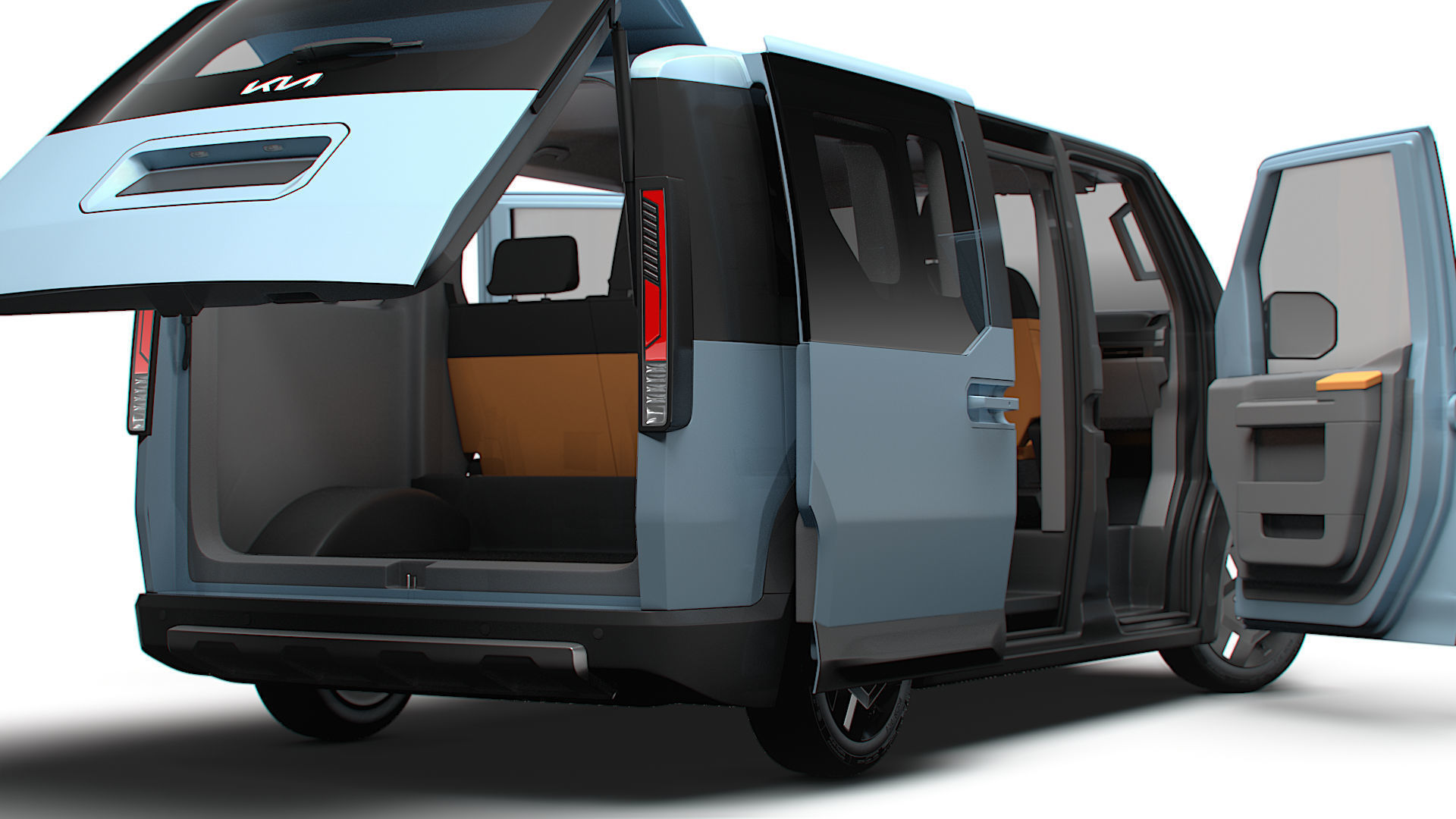 KIA PV5 L2H1 HQInterior 2026 3D model_5