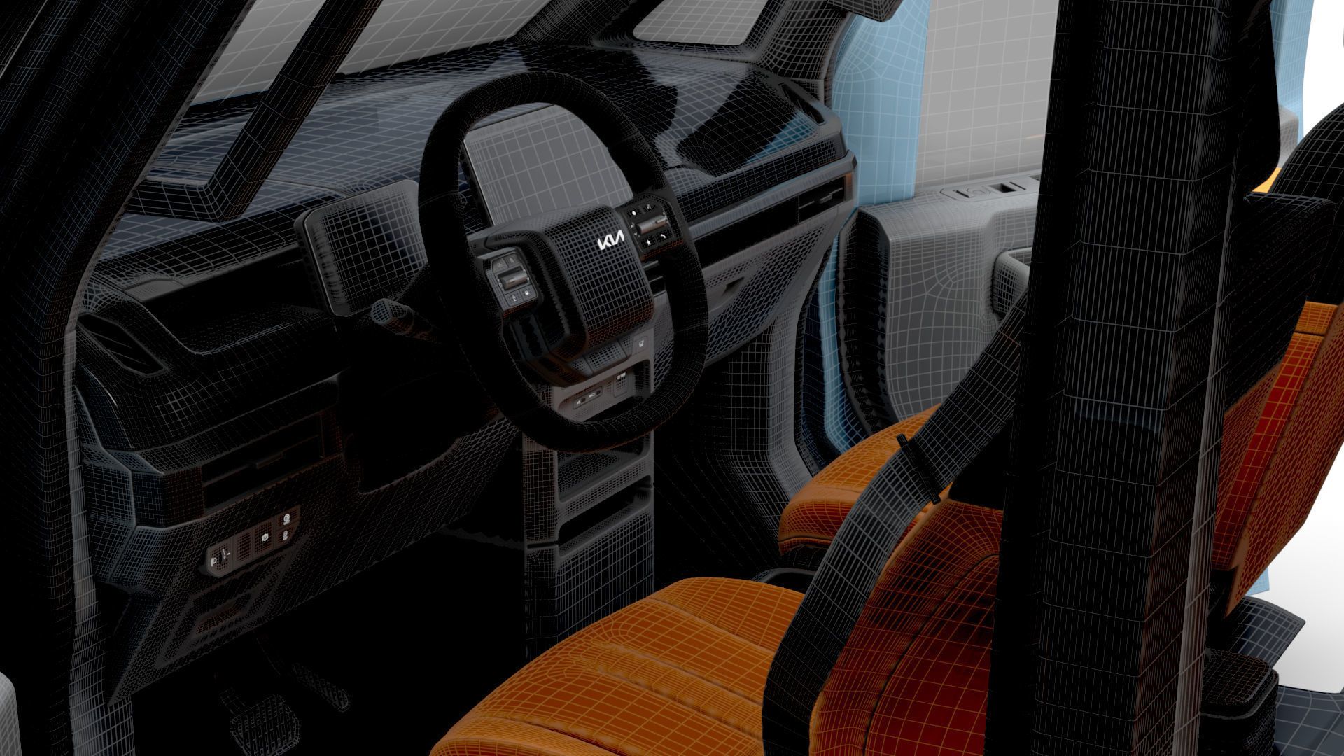 KIA PV5 L2H1 HQInterior 2026 3D model_24