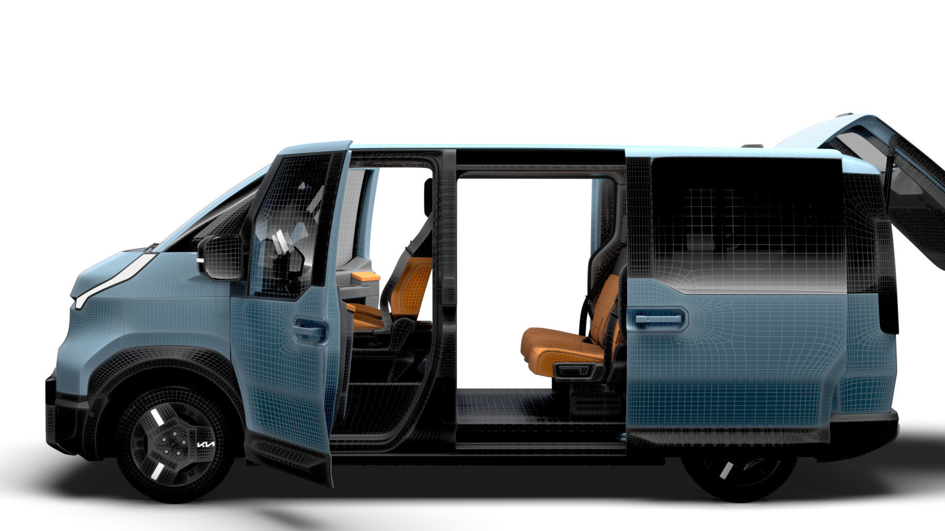 KIA PV5 L2H1 HQInterior 2026 3D model_19