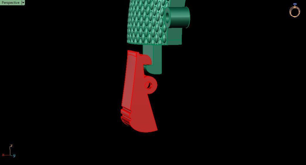 Bracelet 0032 - Snake skin 3D print model_16