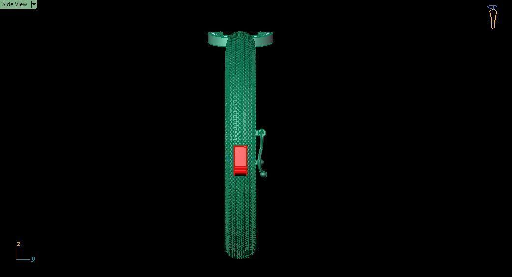 Bracelet 0032 - Snake skin 3D print model_13