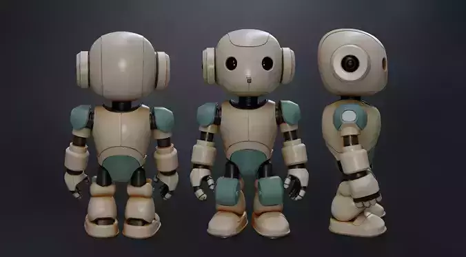 RoboDad Rigged Game Ready Robot Father 