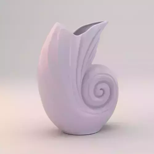 Shell of Grace - Spiral Shell 3D Printable Vase 3D print model