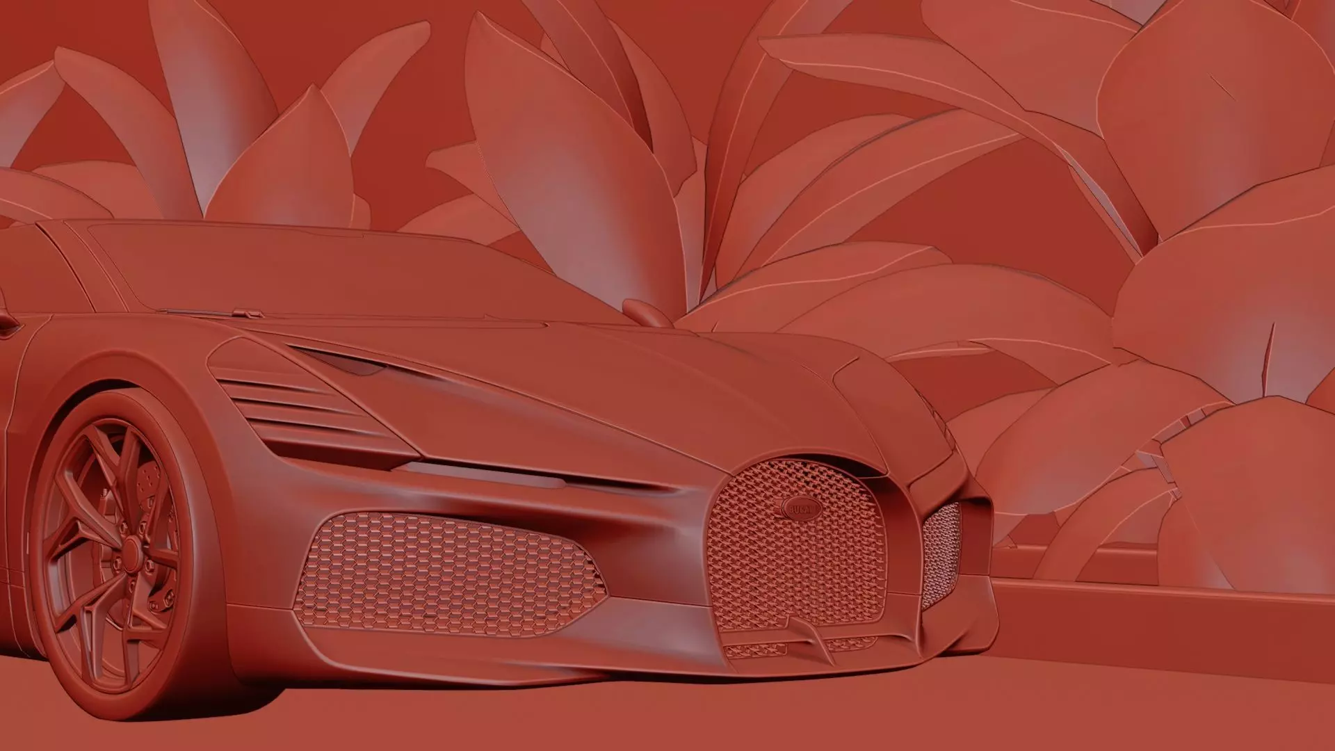 Luxury Driveway 3D Model Low-poly 3D model_8