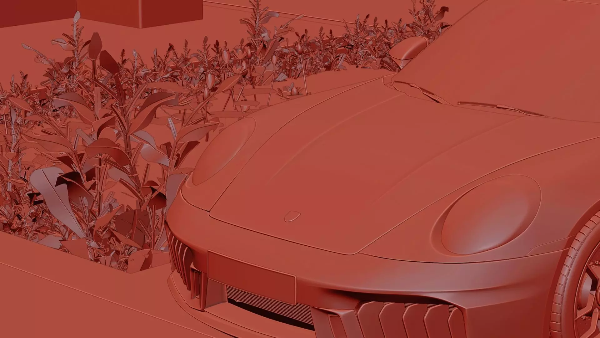Luxury Driveway 3D Model Low-poly 3D model_4