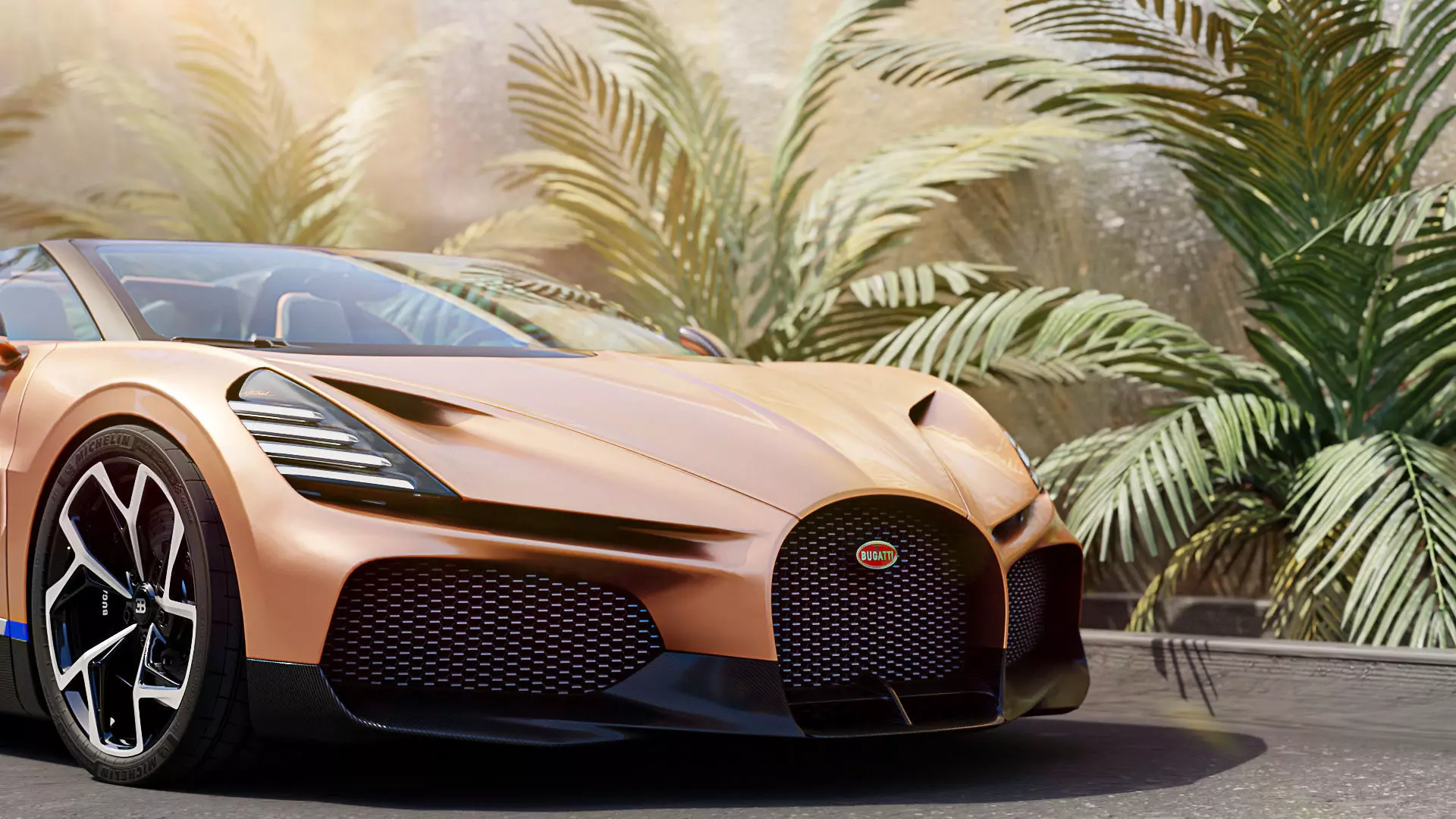 Luxury Driveway 3D Model Low-poly 3D model_15