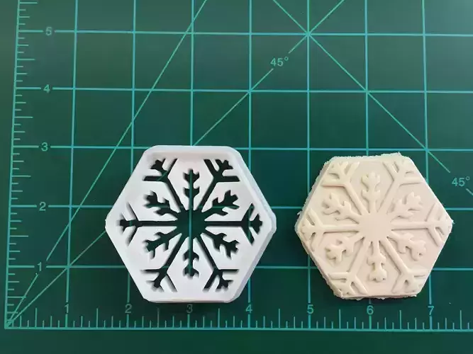 Snowflake Cookie Cutter 3D print model