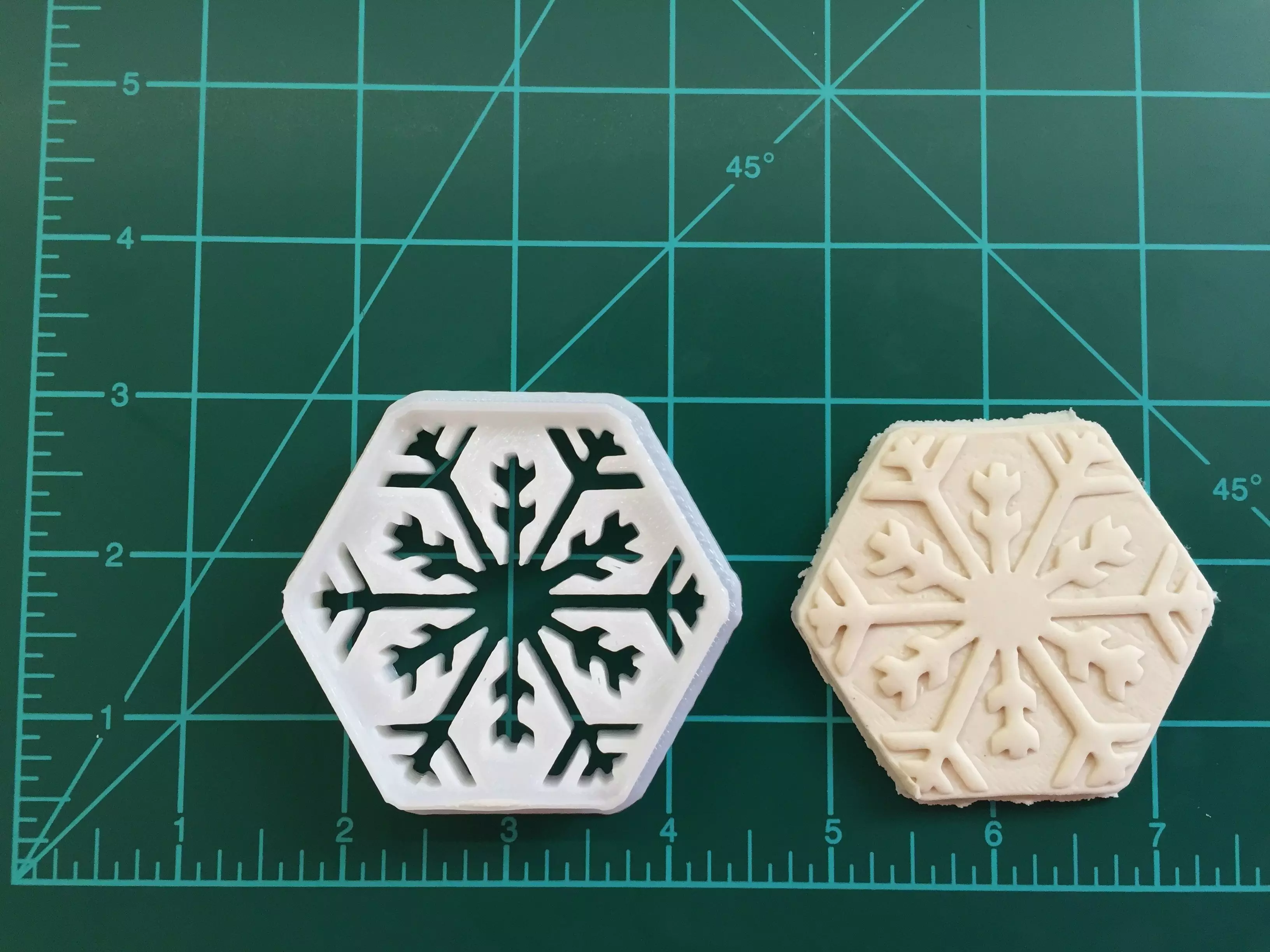 Snowflake Cookie Cutter 3D print model_0