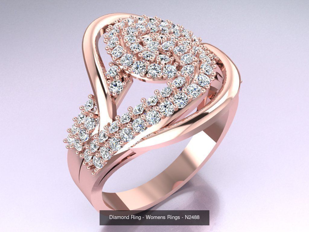 Collection 3d Ring Jewellery - 100 Womens Rings N27 _76