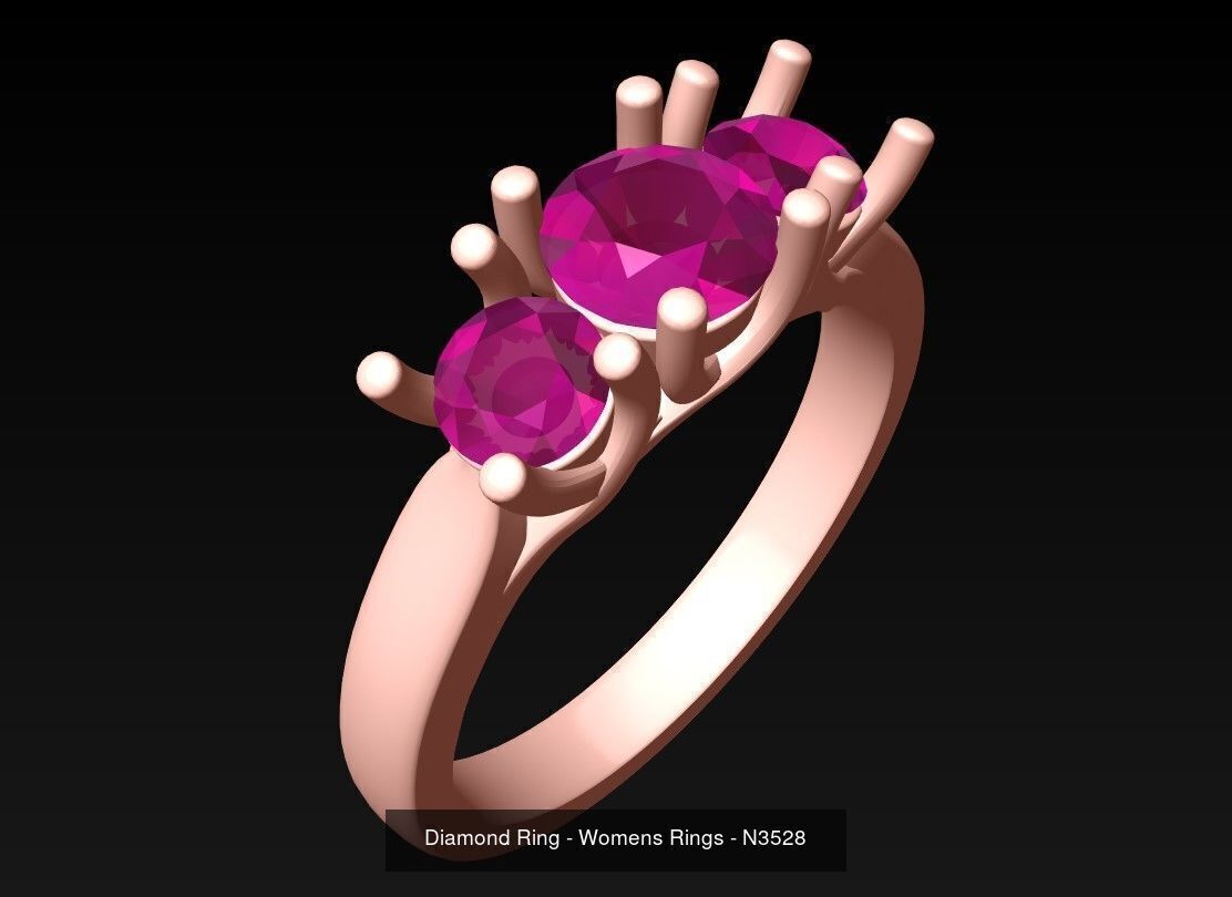Collection 3d Ring Jewellery - 100 Womens Rings N27 _88