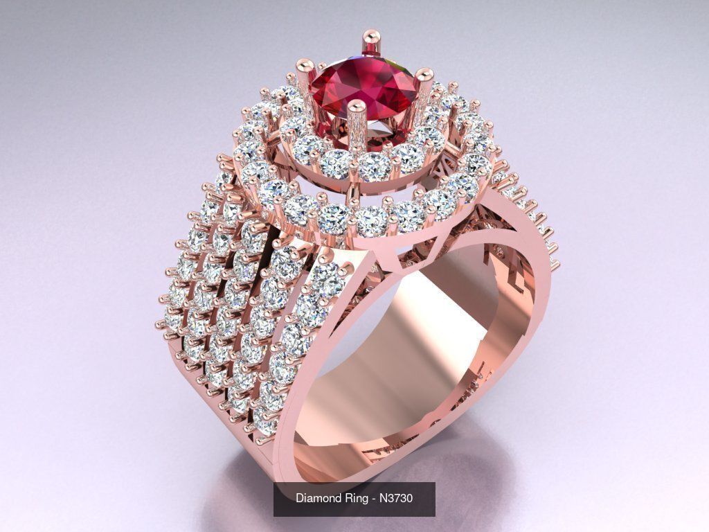 Collection 3d Ring Jewellery - 100 Womens Rings N27 _51