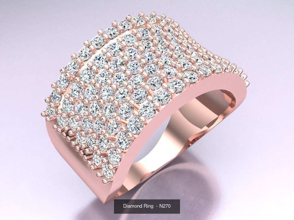 Collection 3d Ring Jewellery - 100 Womens Rings N27 _15