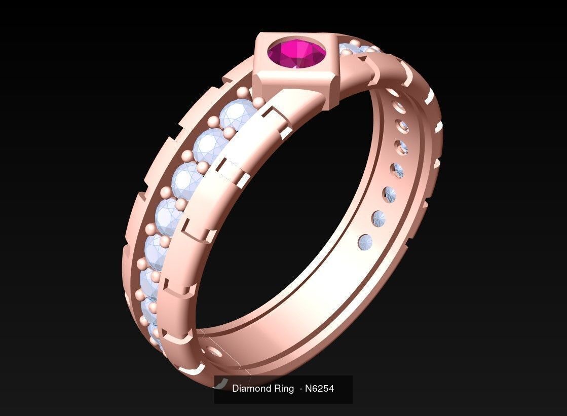 Collection 3d Ring Jewellery - 100 Womens Rings N27 _16