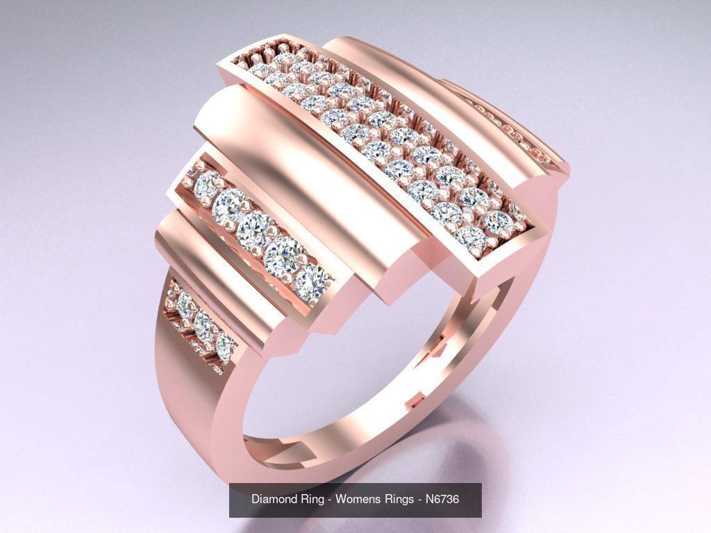 Collection 3d Ring Jewellery - 100 Womens Rings N27 _50