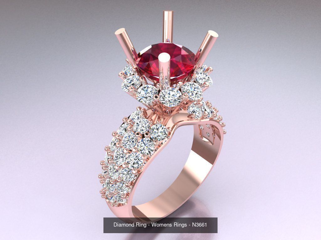 Collection 3d Ring Jewellery - 100 Womens Rings N27 _94