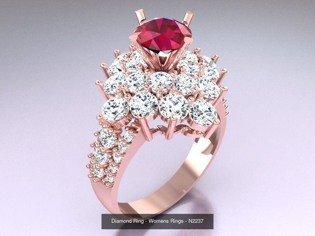 Collection 3d Ring Jewellery - 100 Womens Rings N27 _66