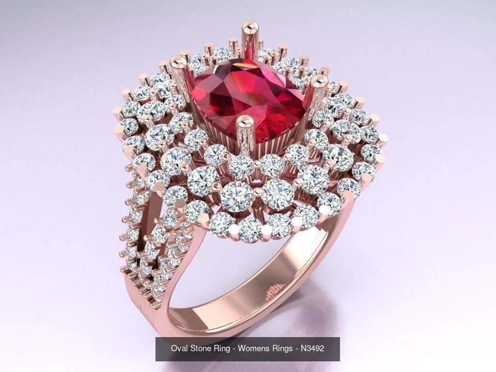 Collection 3d Ring Jewellery - 100 Womens Rings N27 _48